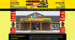 Desktop Screenshot of carpetclearancewarehouse.com